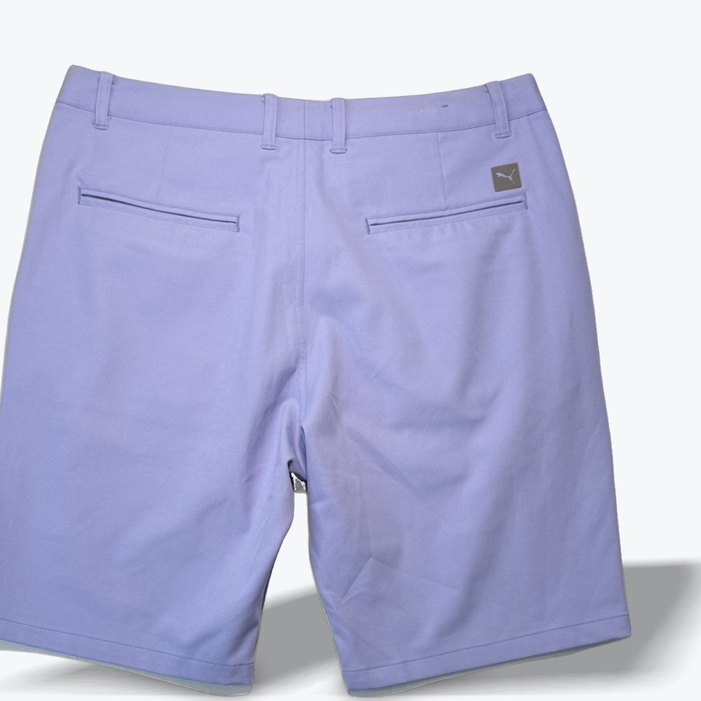 Puma Golf Performance Shorts Mens Light Purple Periwinkle Size 34 - Picture 3 of 9